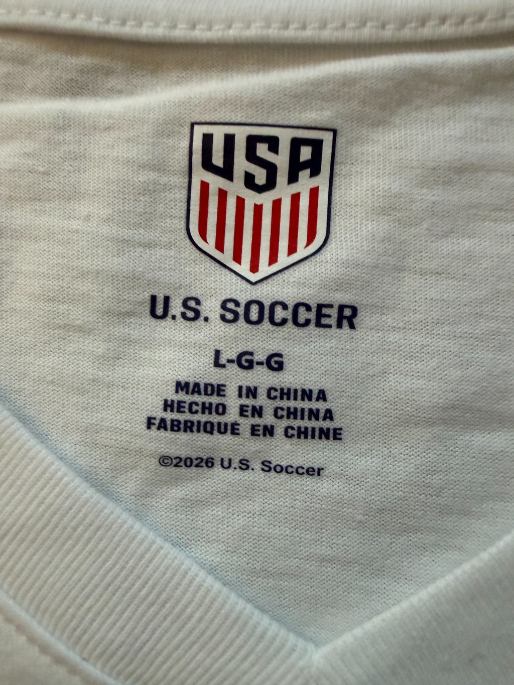 US Soccer Federation United States Soccer graphic t shirt men's L1