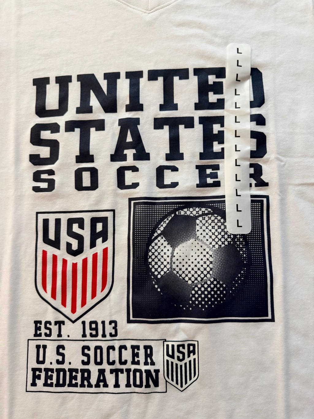 US Soccer Federation United States Soccer graphic t shirt men's L4