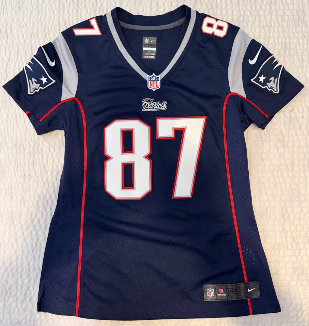 Rob Gronkowski #87 New England Patriots Nike Onfield Football Jersey Womens S 0