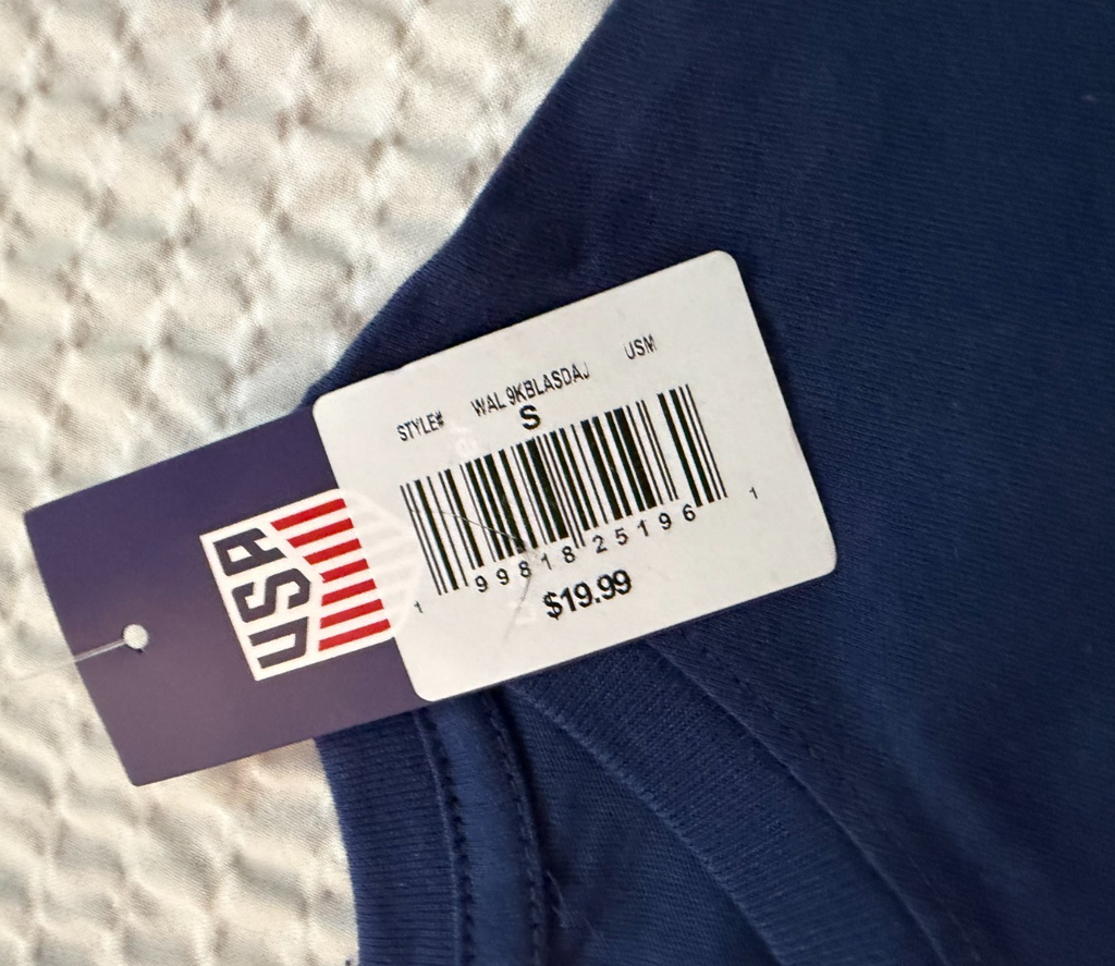 U.S. Soccer Men's Graphic T-Shirt Navy Blue USA Crest – view 5