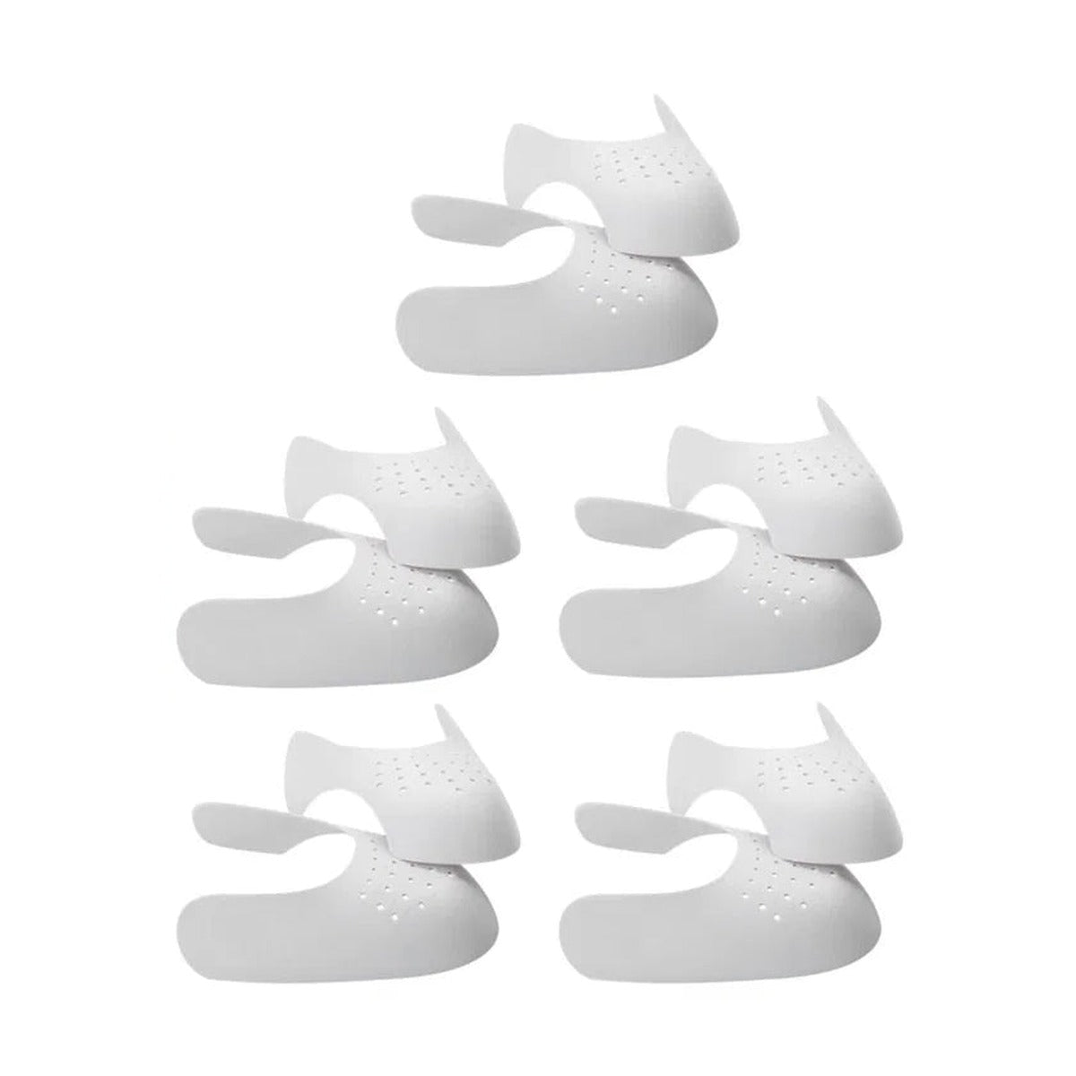 Sneaker crease protectors – 5 pairs, white