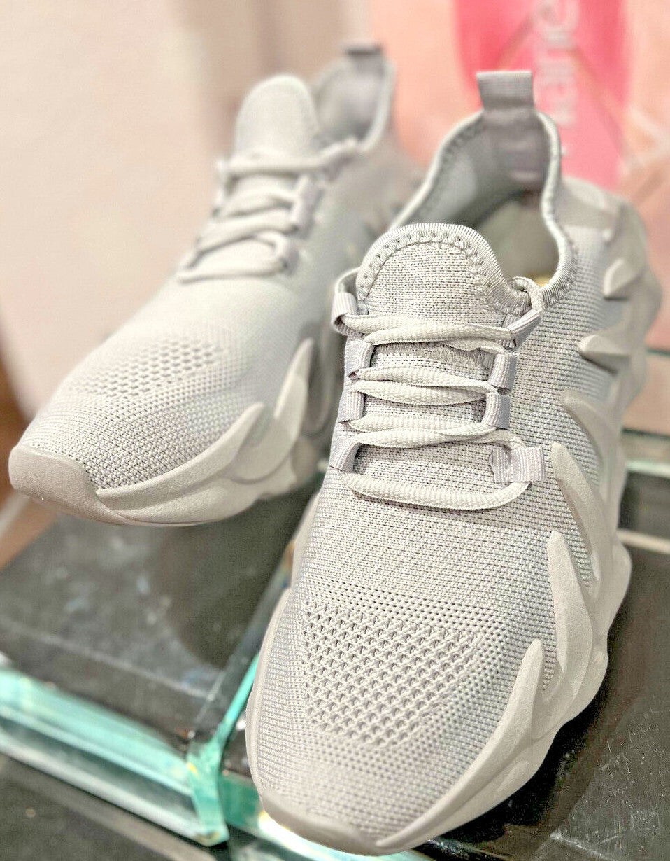 Bella Marie Octo Sock Fashion Sneakers Gray