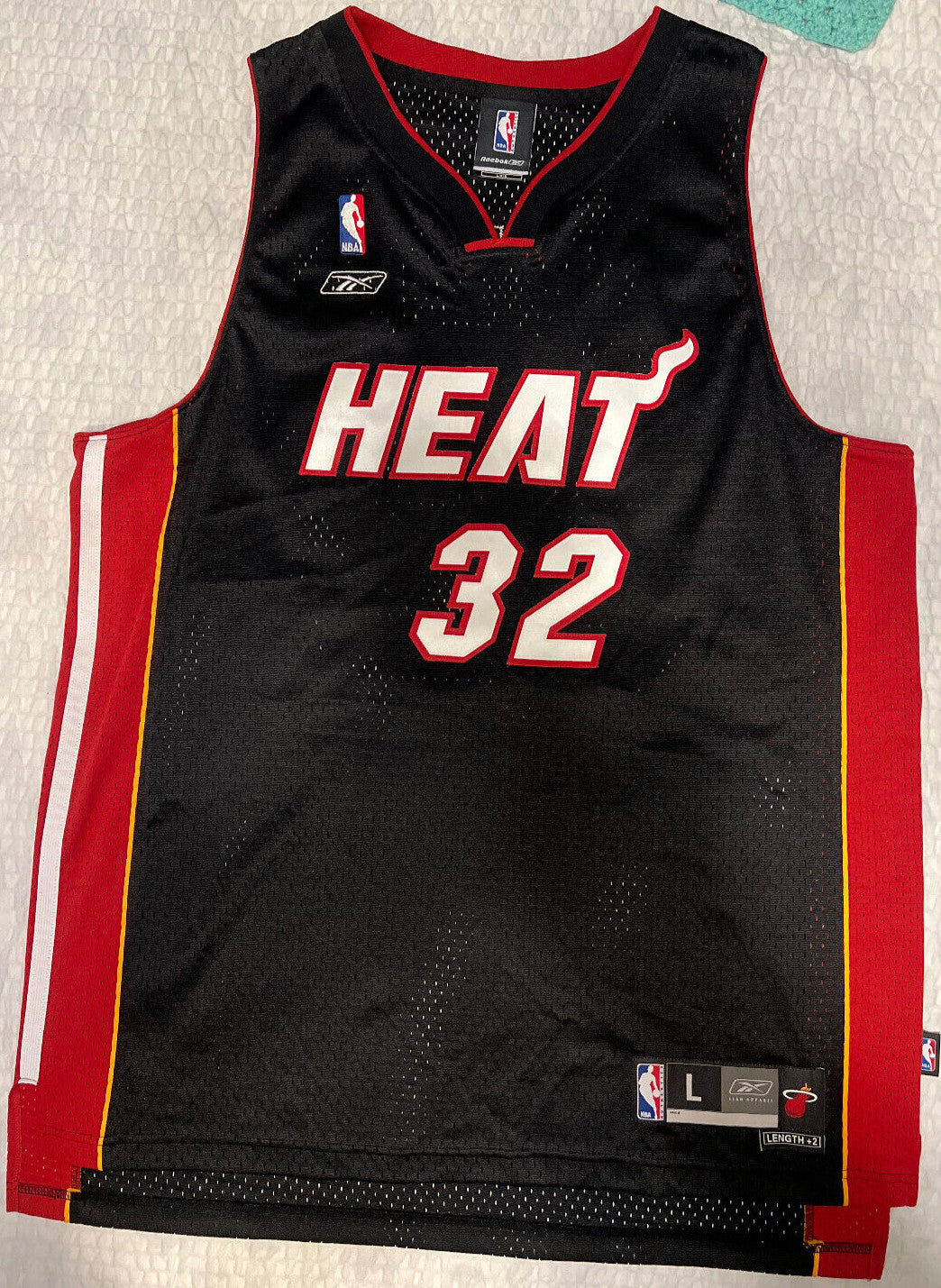 Shaquille O'Neal #32 Miami Heat Jersey – Reebok – Size L