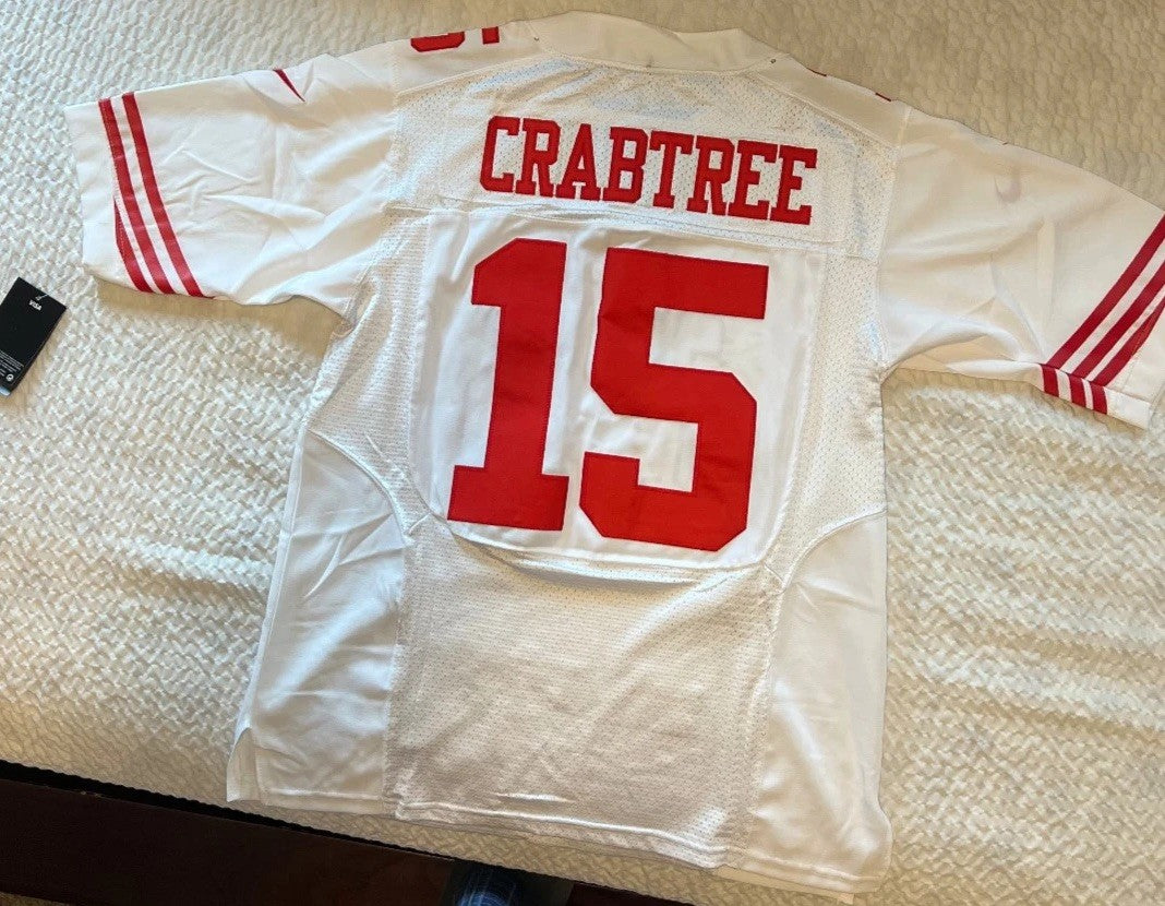 Michael Crabtree #15 San Francisco 49ers Jersey – Nike – Size 44
