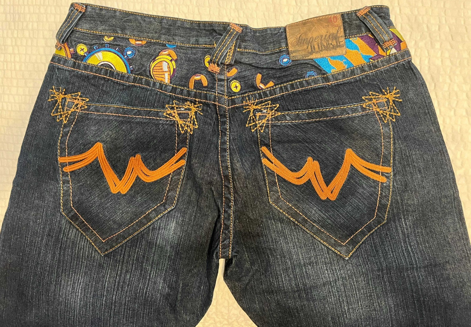 5ive Jungle & Co Baggy Jeans – Dark Wash – Men's Size 40