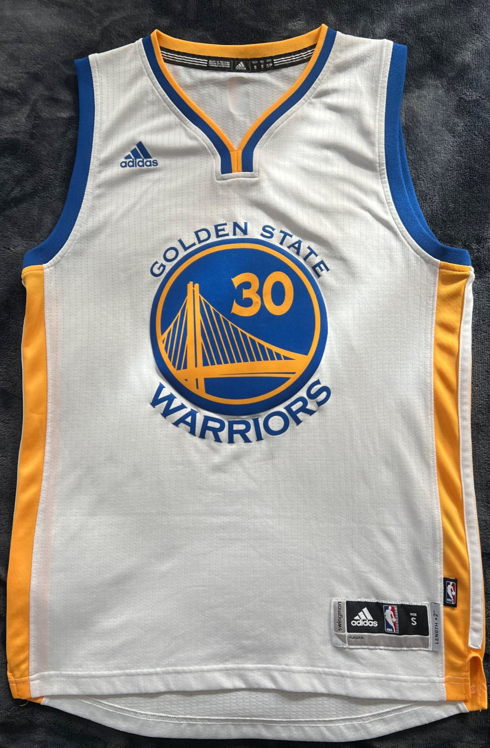 Stephen Curry #30 Golden State Warriors Swingman Jersey – Adidas – Size S