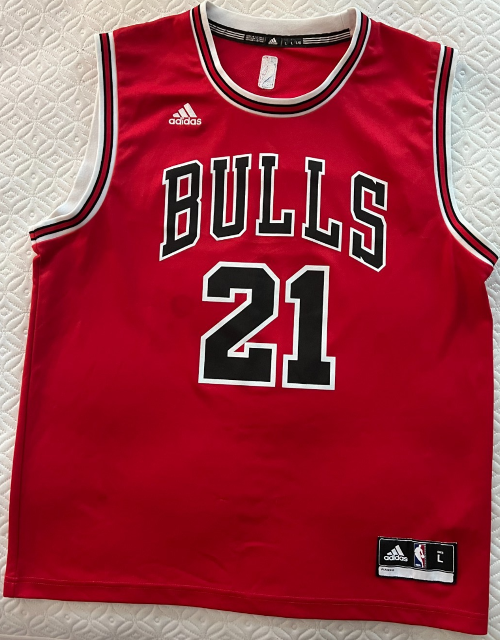 Adidas Chicago Bulls Jimmy Butler #21 Swingman Jersey – Red – L