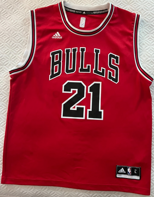 Adidas Chicago Bulls Jimmy Butler #21 Swingman Jersey – Red – L