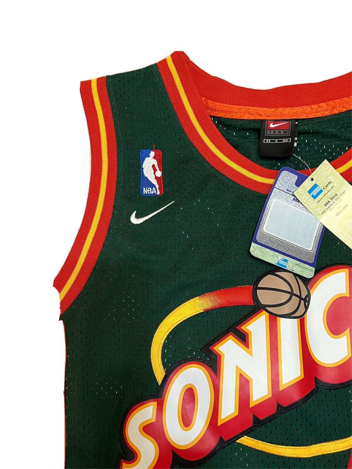 Shawn Kemp #40 Seattle Supersonics Authentic Jersey – Nike – Size XS
