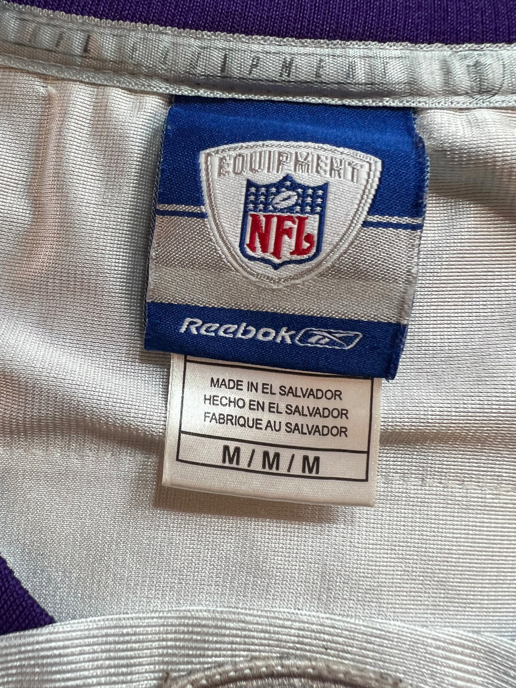 Adrian Peterson #28 Minnesota Vikings Sewn Jersey – Reebok – Size M