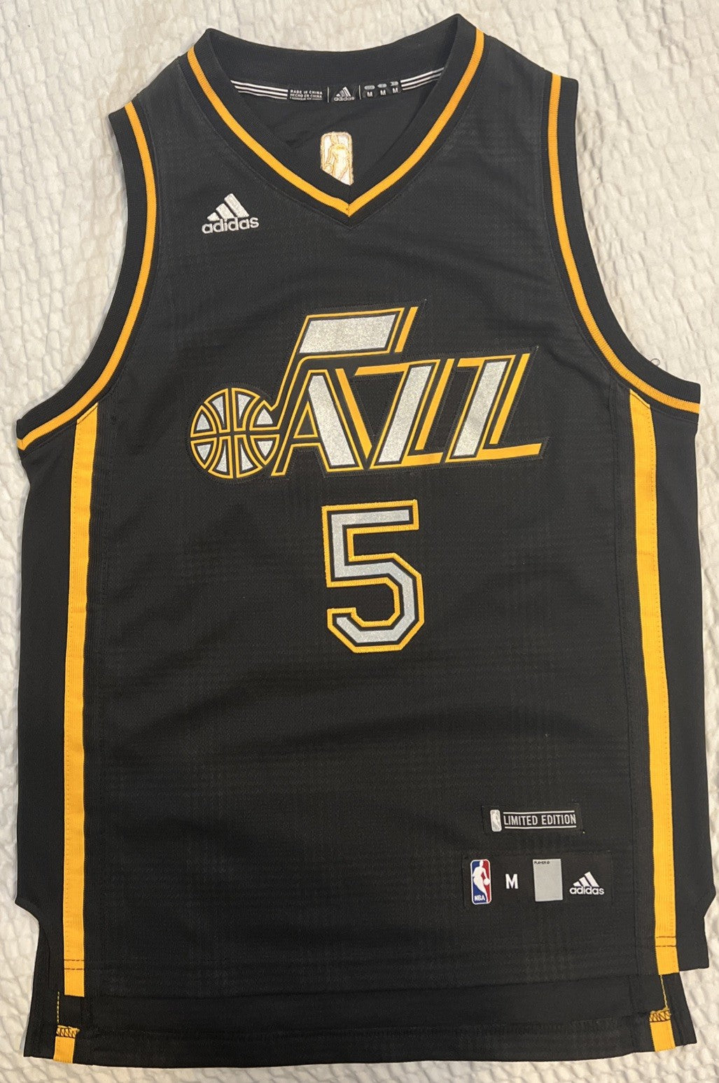 Harris #5 Utah Jazz Limited Edition Sewn Jersey – Adidas – Youth Size M