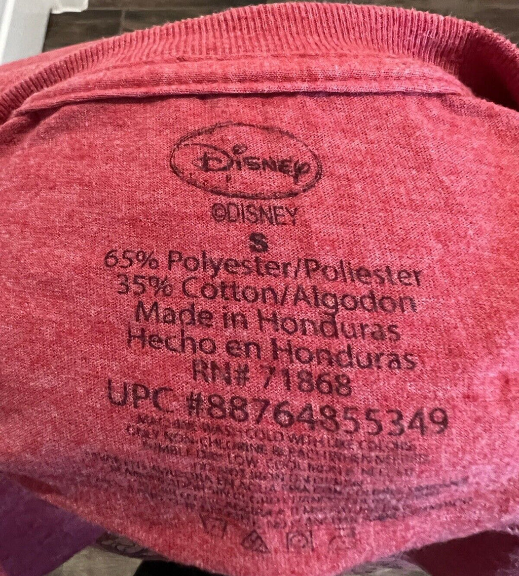 Disney Lion King Group Shot Red Graphic T-Shirt Size S