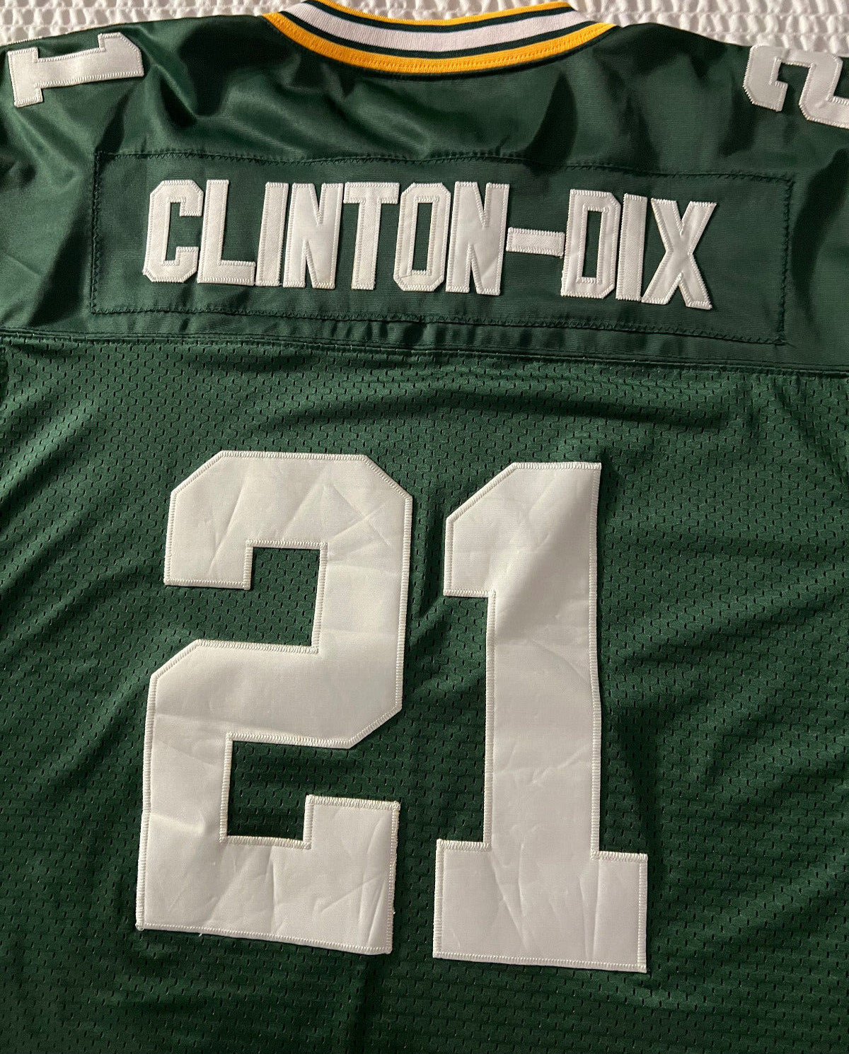 Haha Clinton-Dix #21 Green Bay Packers Vintage Stitched Jersey – Nike – Size 56
