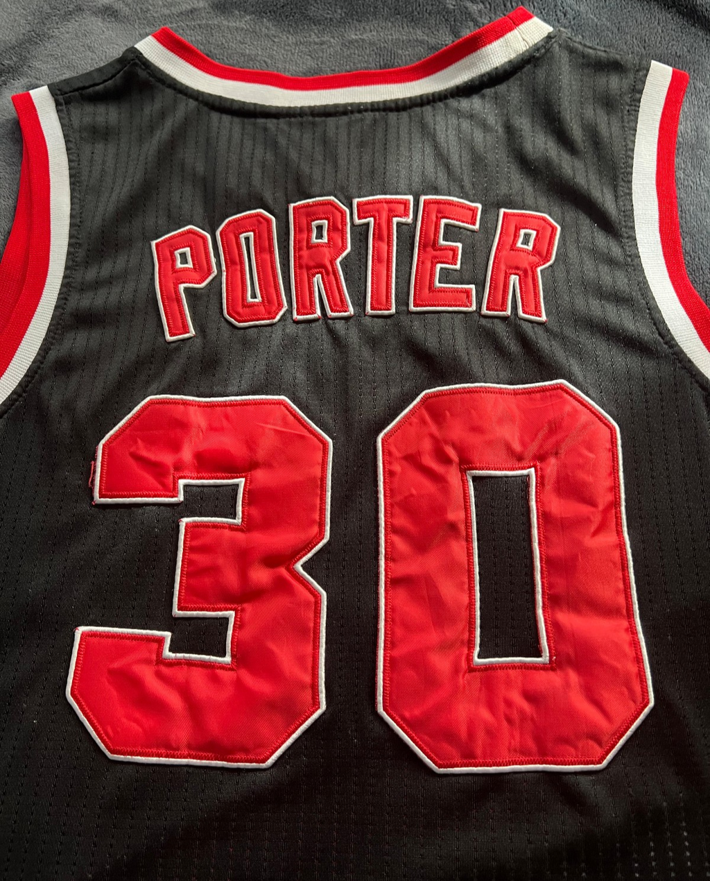 Terry Porter #30 Portland Trail Blazers Hardwood Classics Jersey – Adidas – Size L