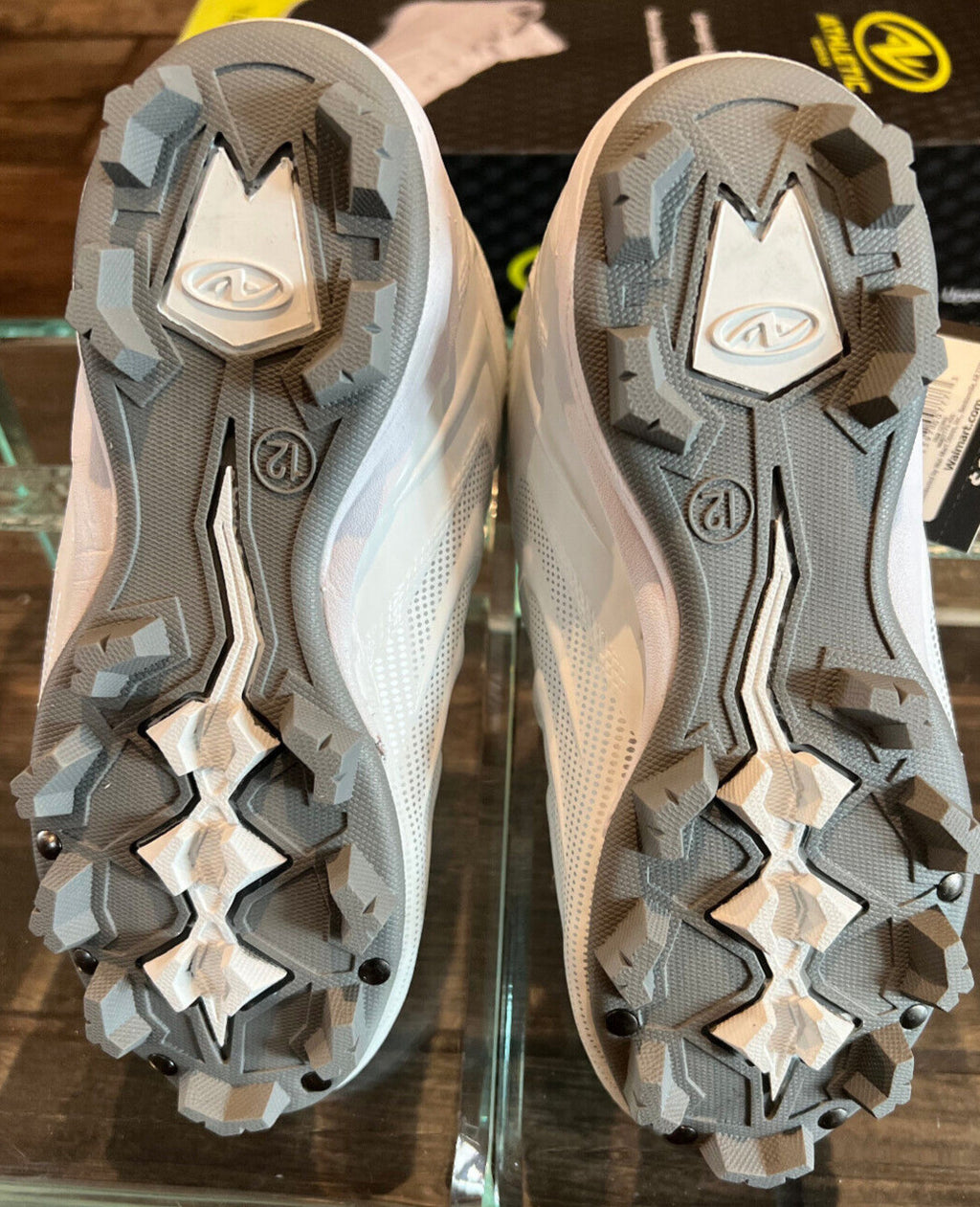 Athletic Works Youth Football Cleats – White