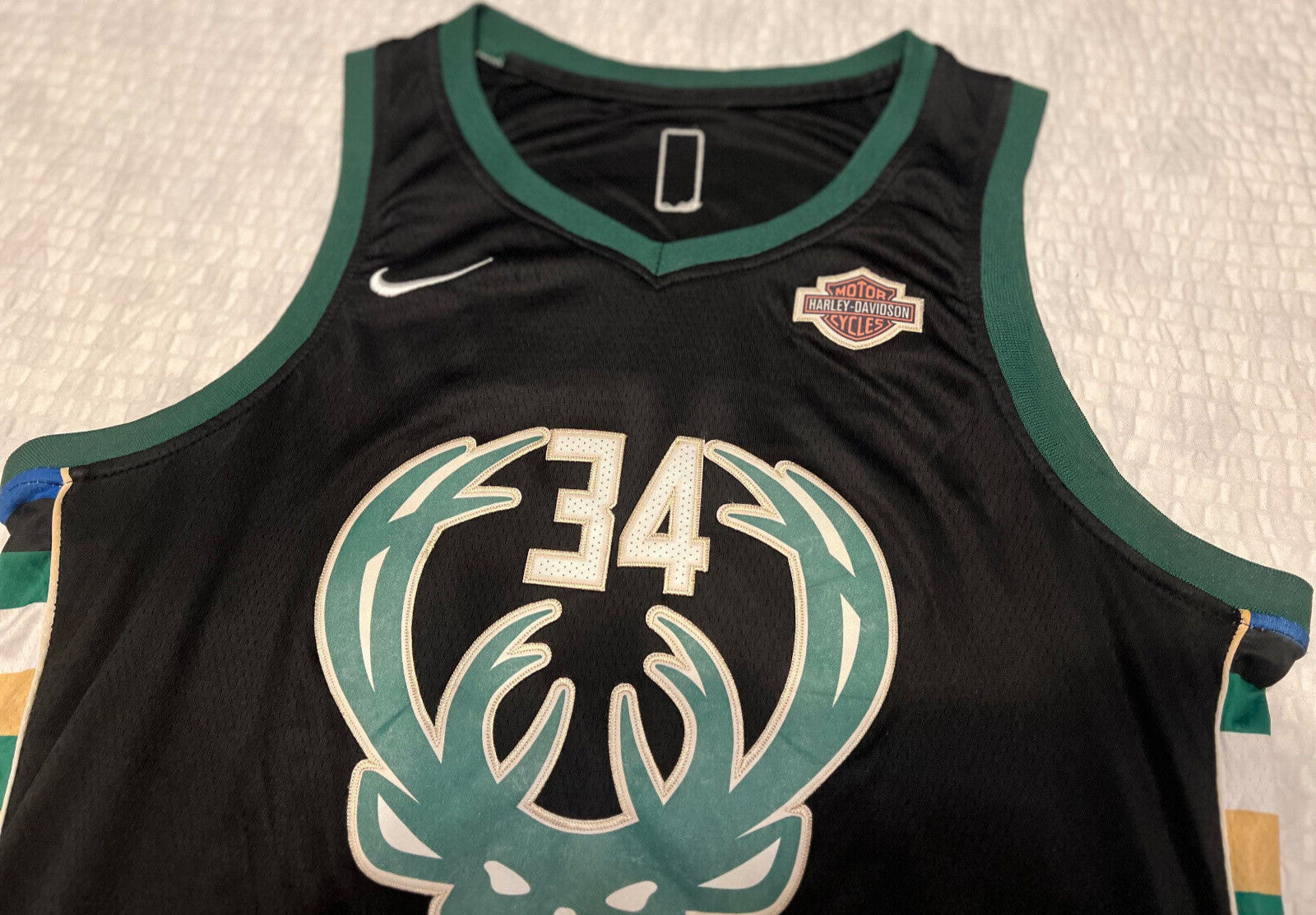 Giannis Antetokounmpo #34 Milwaukee Bucks Jersey – Nike – Size 50