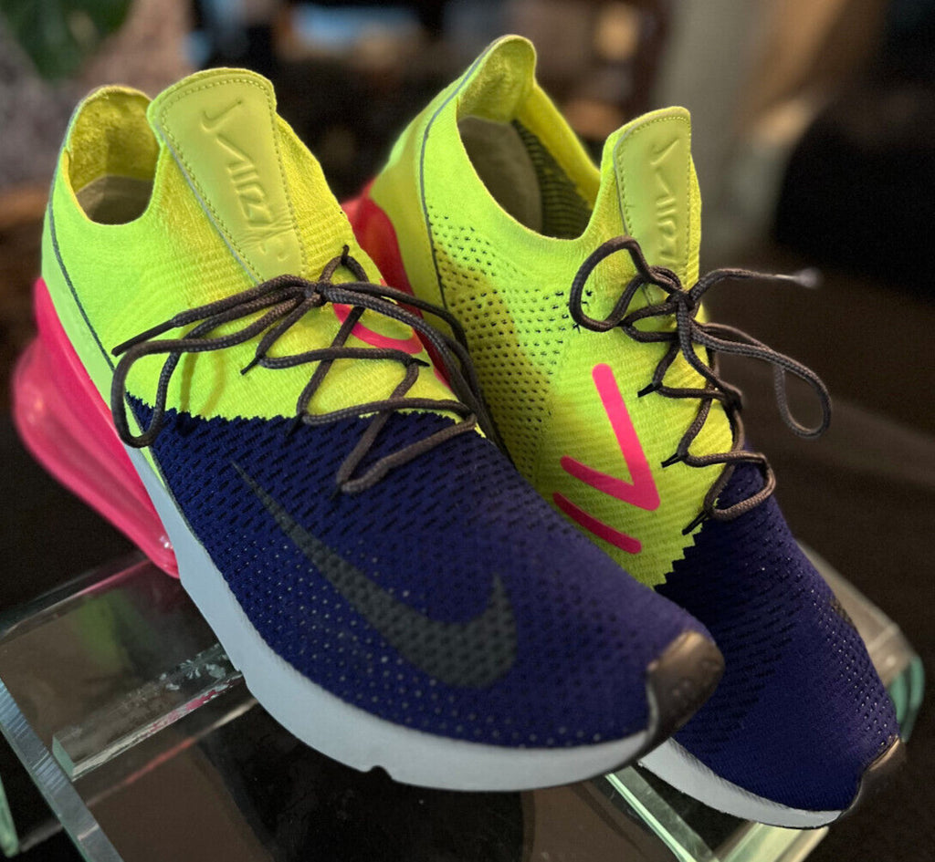 Nike Air Max 270 Flyknit "Multi-Color" – Men's Size 12