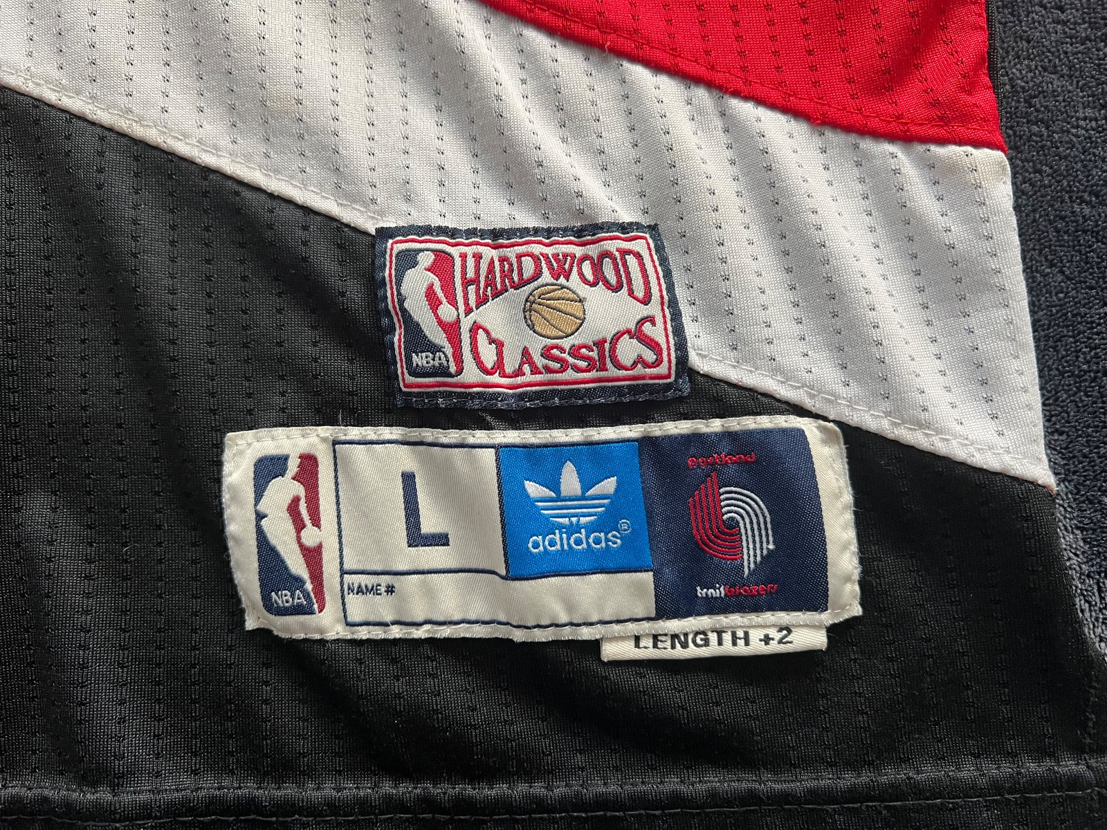Terry Porter #30 Portland Trail Blazers Hardwood Classics Jersey – Adidas – Size L