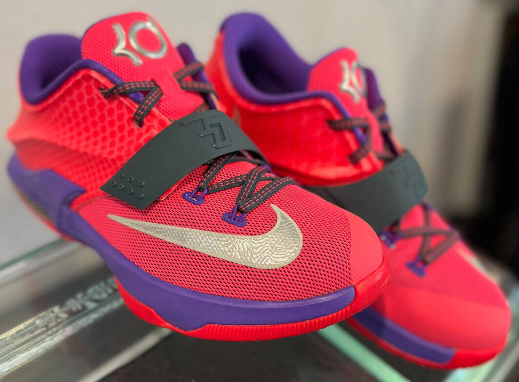 Nike KD VII "Hyper Punch" Purple – Size 6 (GS) / Women's 7.5