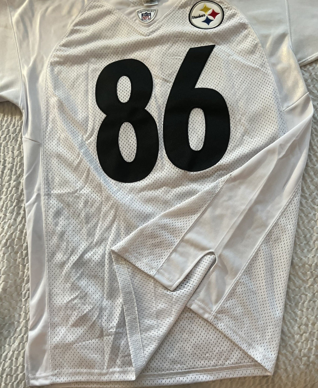 Reebok Hines Ward Pittsburgh Steelers Jersey – White – Size 48