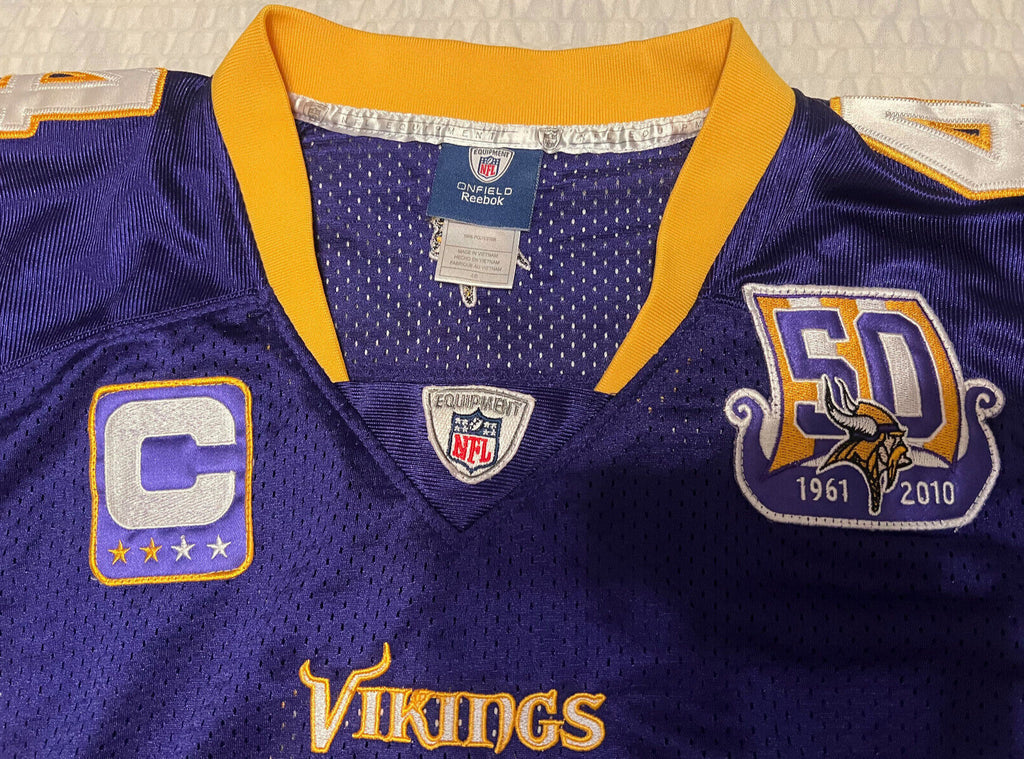 Brett Favre #4 Minnesota Vikings Jersey – Reebok – Size 48