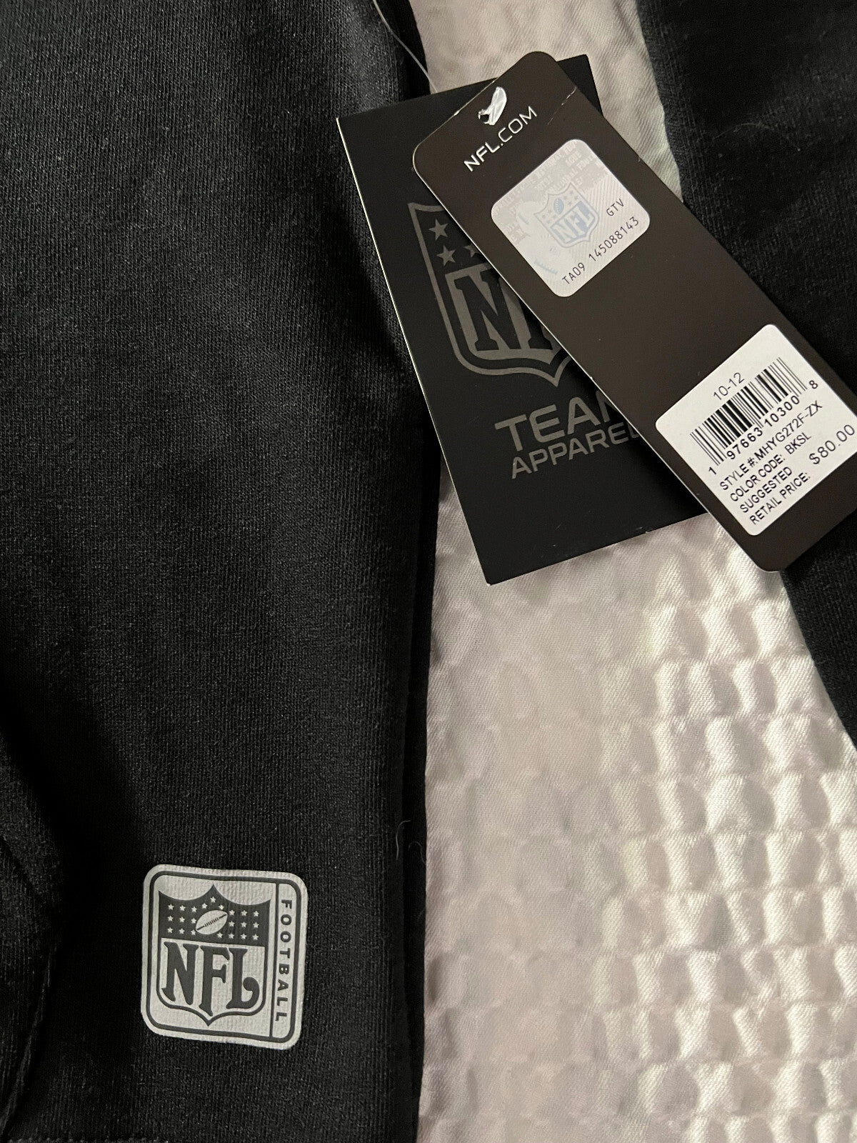 NFL Black Hoodie – Youth Boys Size 10/12
