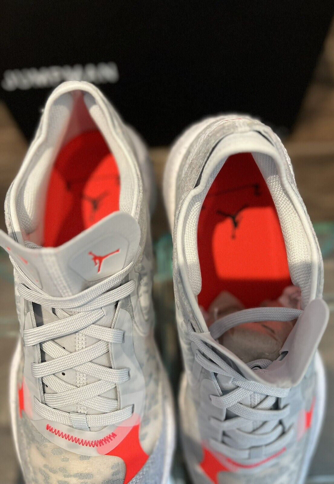 Jordan Delta 3 Low "Pure Platinum/Infrared" – Men's Size 11
