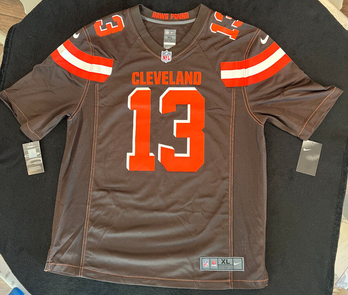 Odell Beckham Jr Cleveland Browns Dawg Pound Jersey – Nike – Size XL