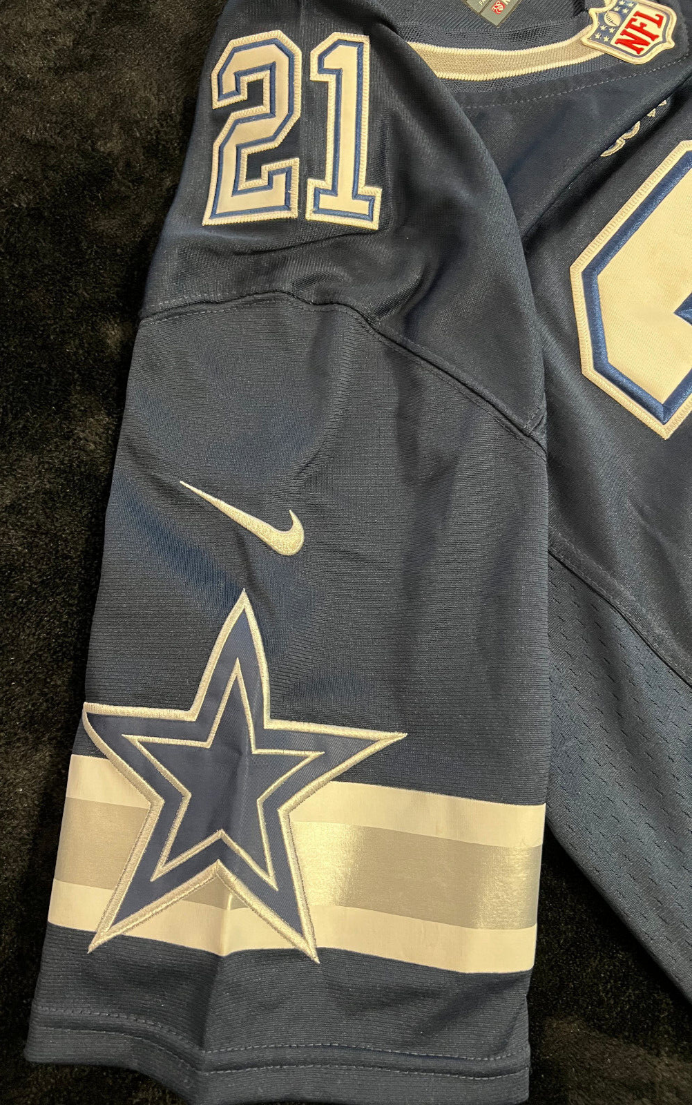 Ezekiel Elliott Dallas Cowboys Sewn Jersey – Nike – Size L