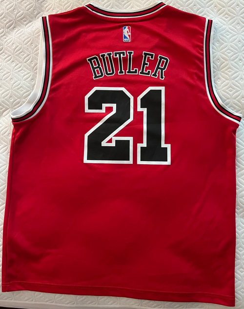 Adidas Chicago Bulls Jimmy Butler #21 Swingman Jersey – Red – L