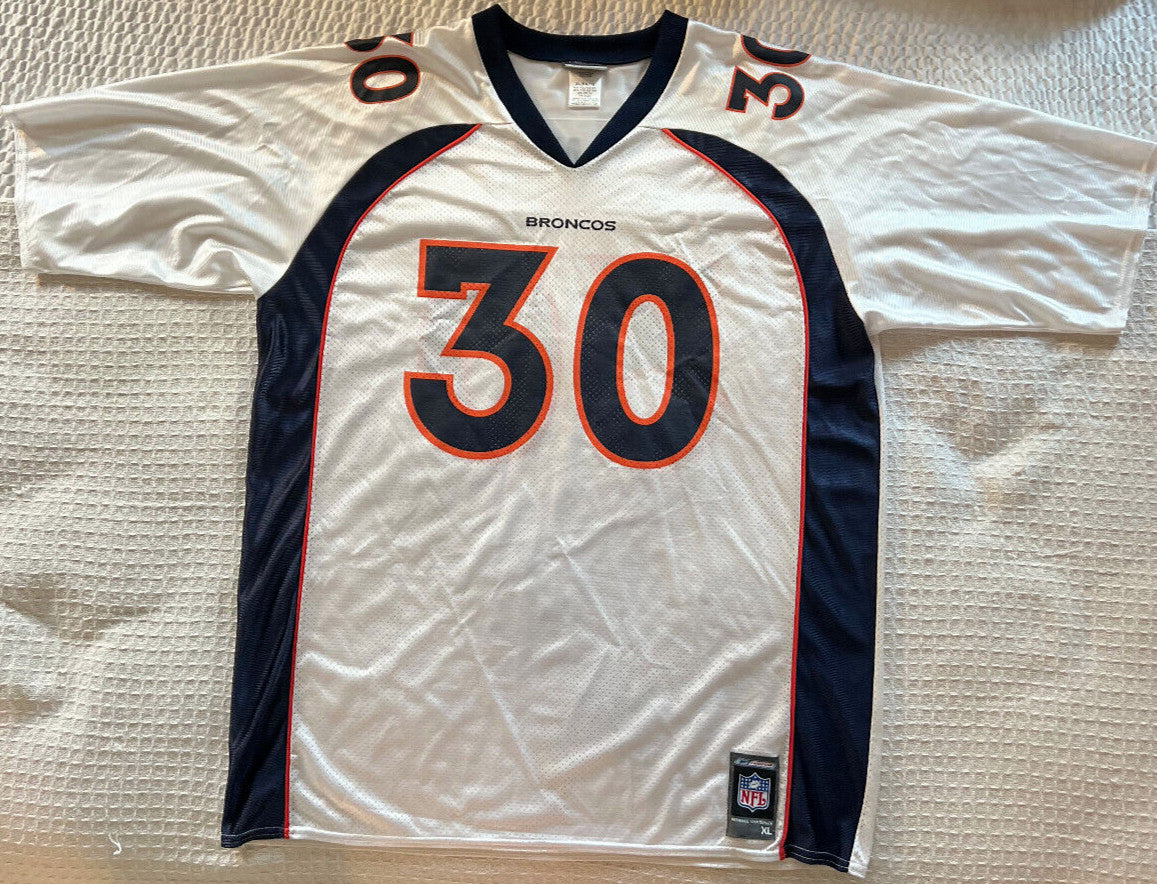 Terrell Davis #30 Denver Broncos Sewn Jersey – Nike – Size XL