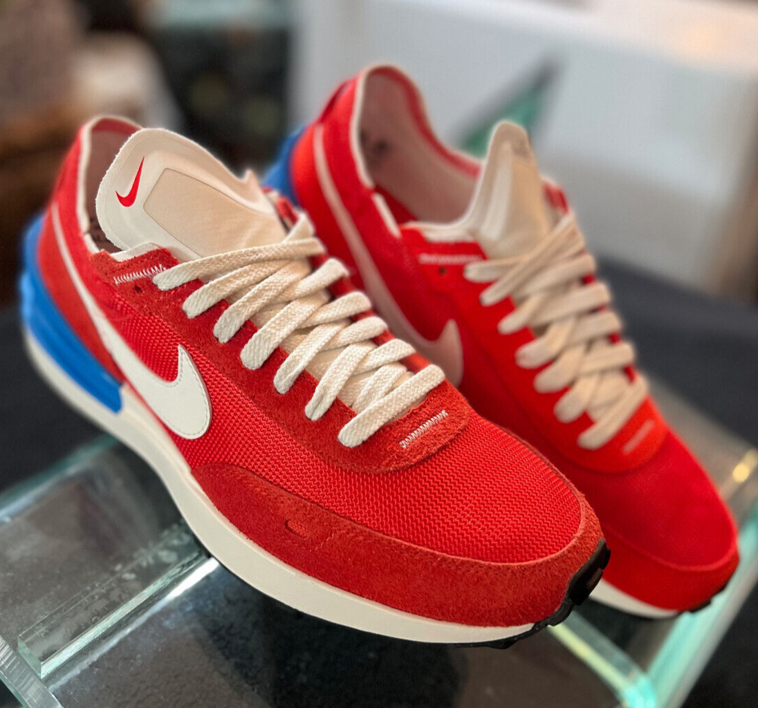 Nike Waffle One "Picante Red/Sail" Sample – Size 7.5