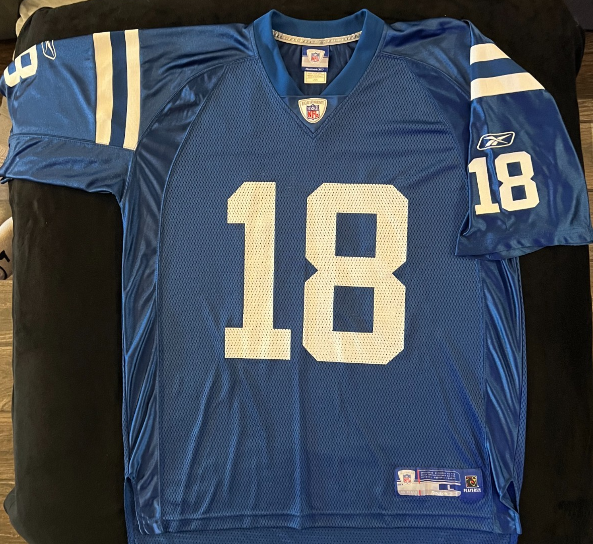 Peyton Manning #18 Indianapolis Colts Jersey – Reebok – Size L