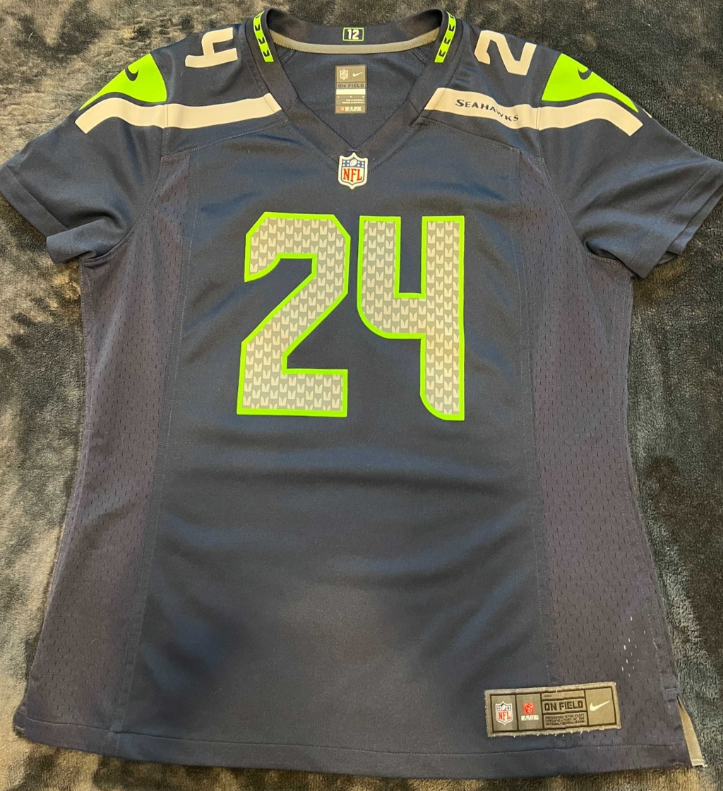 Marshawn Lynch #24 Seattle Seahawks Jersey – Nike – Women's Size L