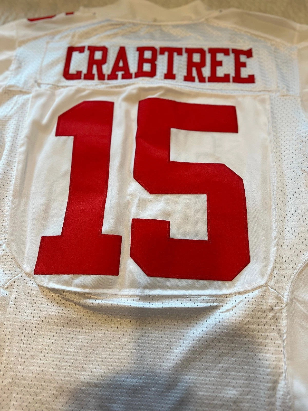 Michael Crabtree #15 San Francisco 49ers Jersey – Nike – Size 44