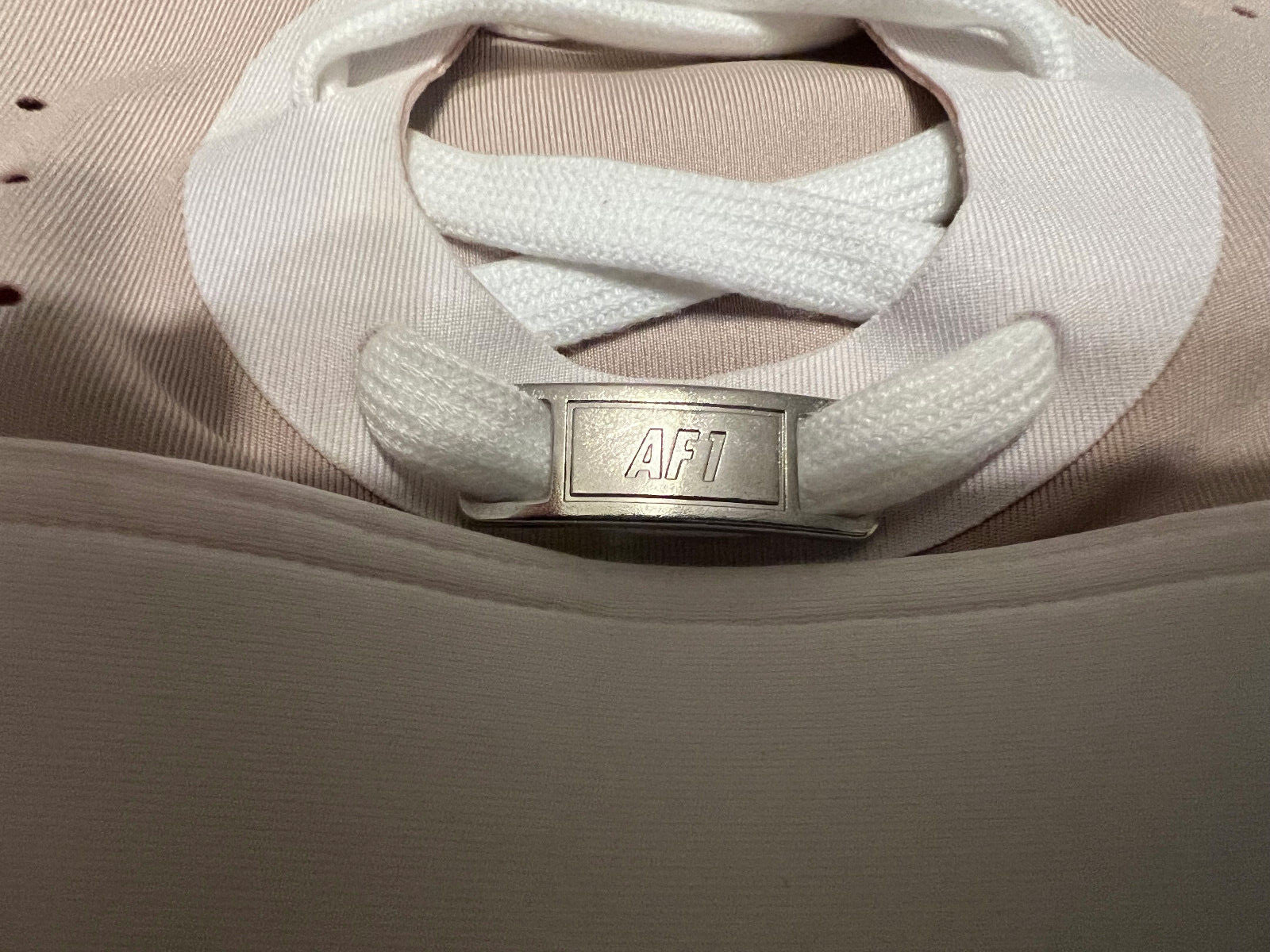 Nike Air Force 1 Women's Swoosh Sample Sports Bra – Rose – Size S
