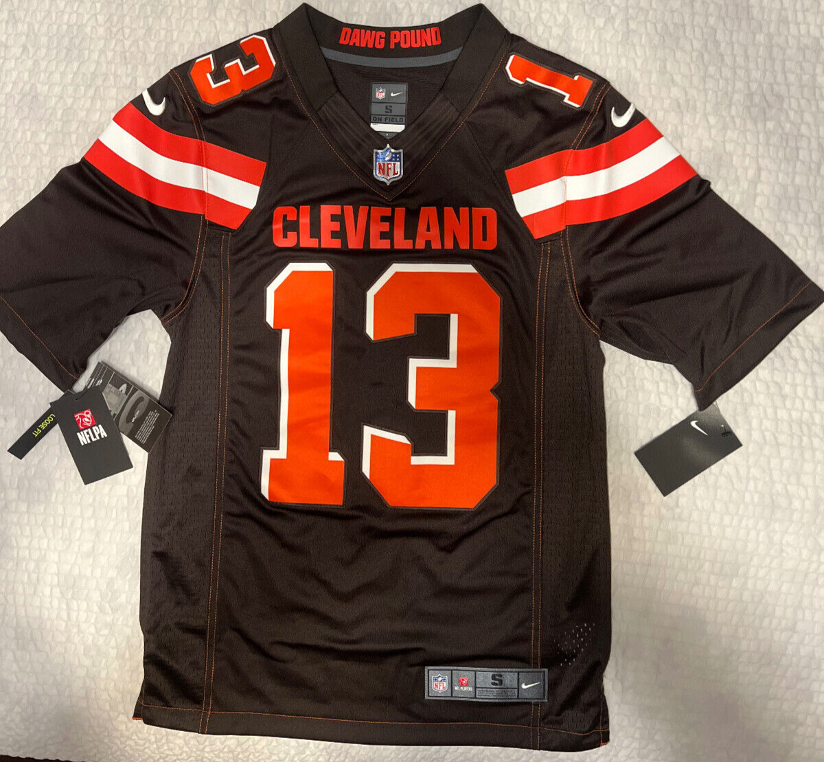 Odell Beckham Jr Cleveland Browns Sewn Jersey – Nike – Size S