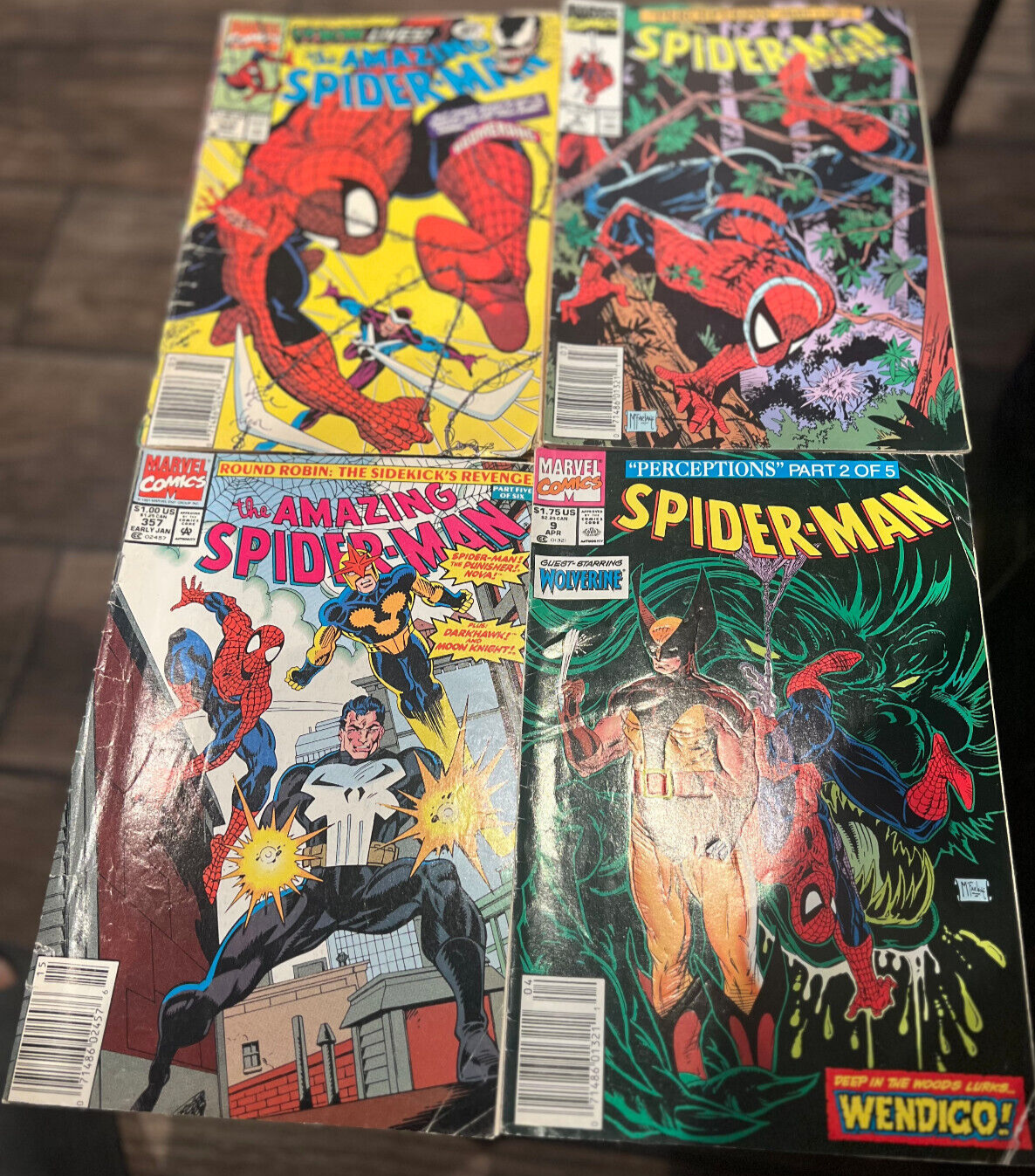 Marvel Spider-Man Comic Lot – 12 Vintage Issues (Venom, Goblin, Ghost Rider)