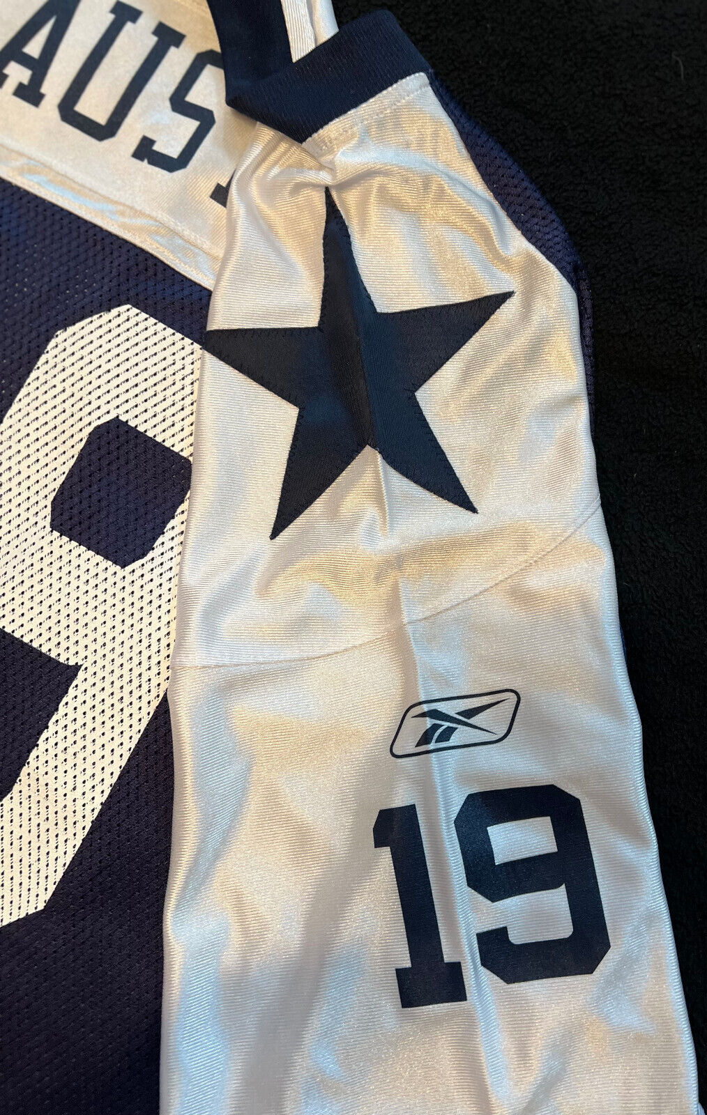 Miles Austin #19 Dallas Cowboys Throwback Jersey – Reebok – Size XL