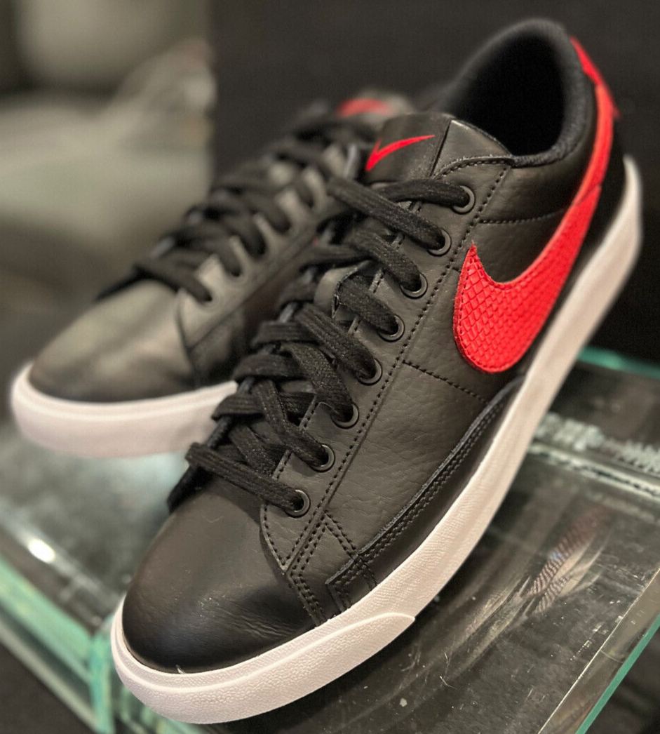 Nike Blazer Low PRM Sample "Black/University Red-White" – Men's Size 9