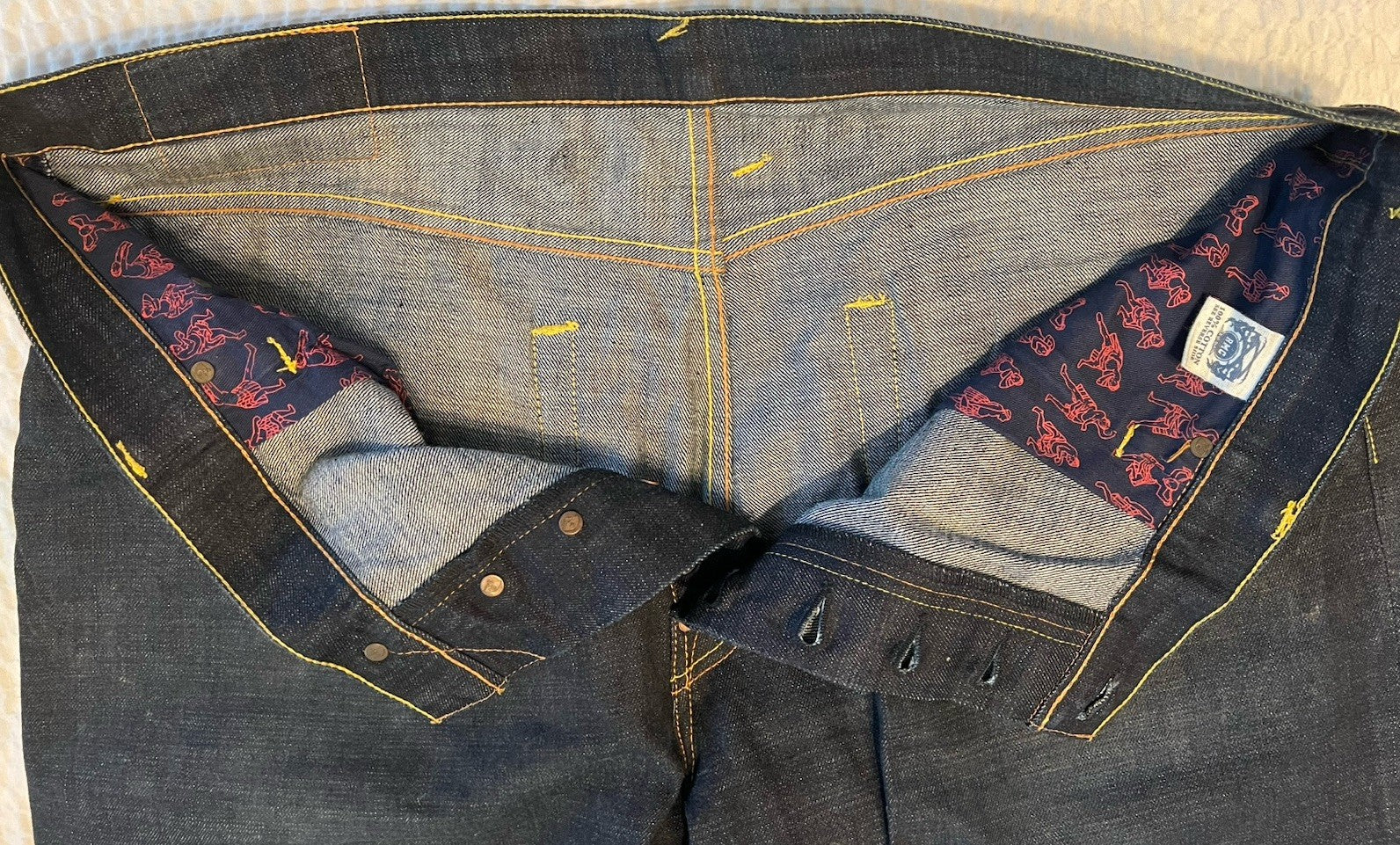 RMC Martin Ksohoh Lot 1002 Jeans Dual Embroidered Pockets – Black – Size 40