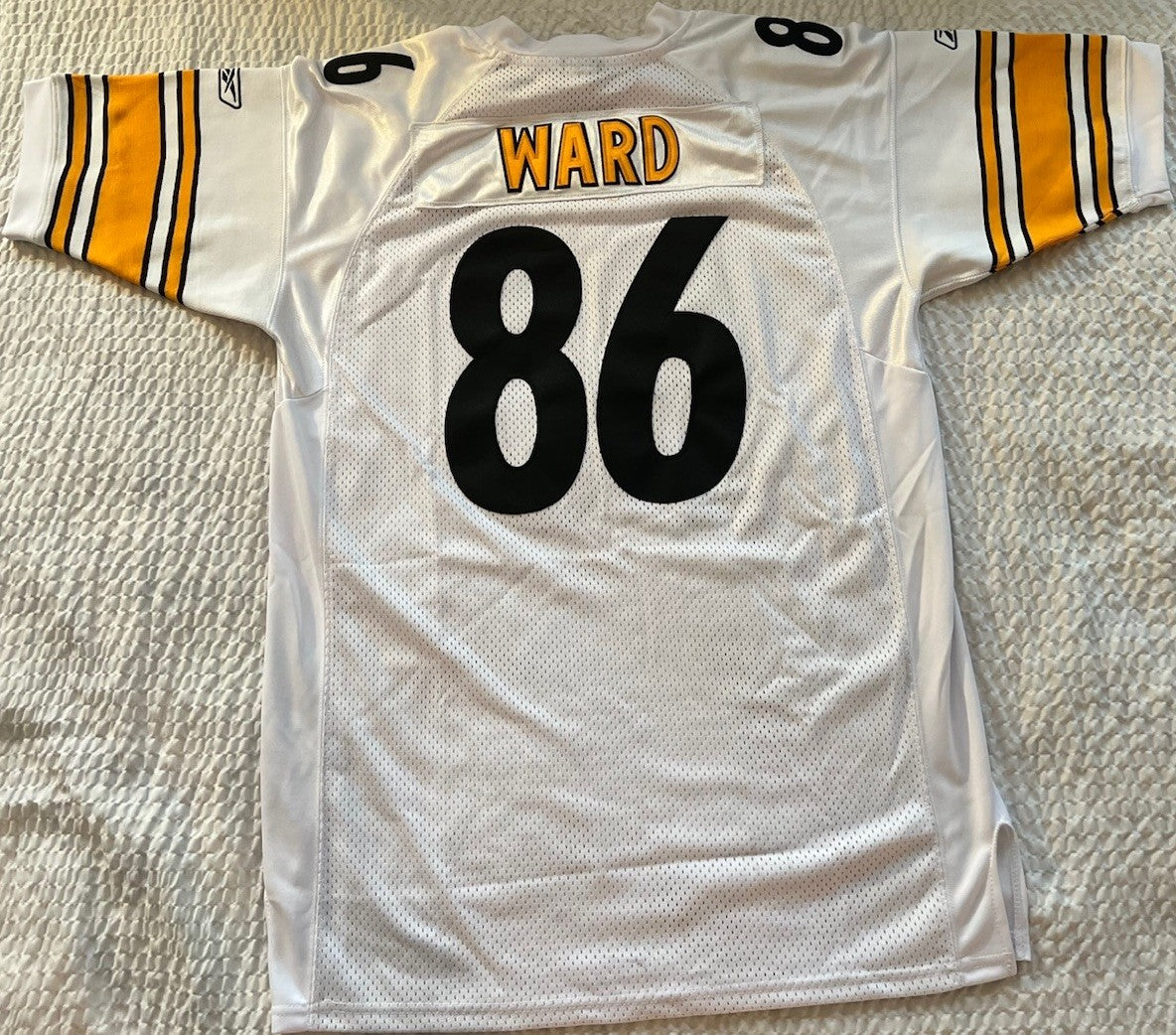 Reebok Hines Ward Pittsburgh Steelers Jersey – White – Size 48