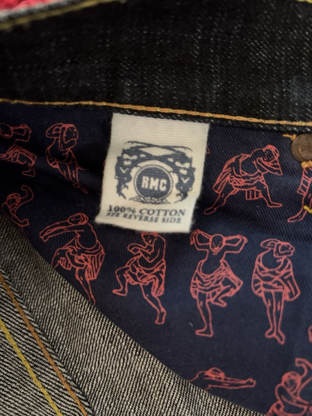RMC / RMXC by Martin Ksohoh Patchwork Graphic Jeans – Blue – Size 40