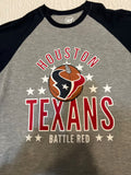 Houston Texans Battle Red Half Sleeve Shirt – '47 – Size M
