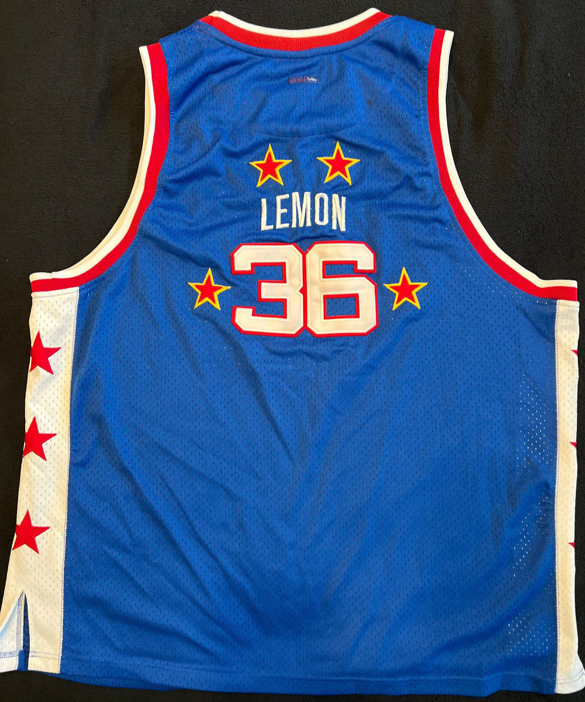 Meadowlark Lemon Harlem Globetrotters 75th Anniversary Jersey – FUBU – Size 3XL