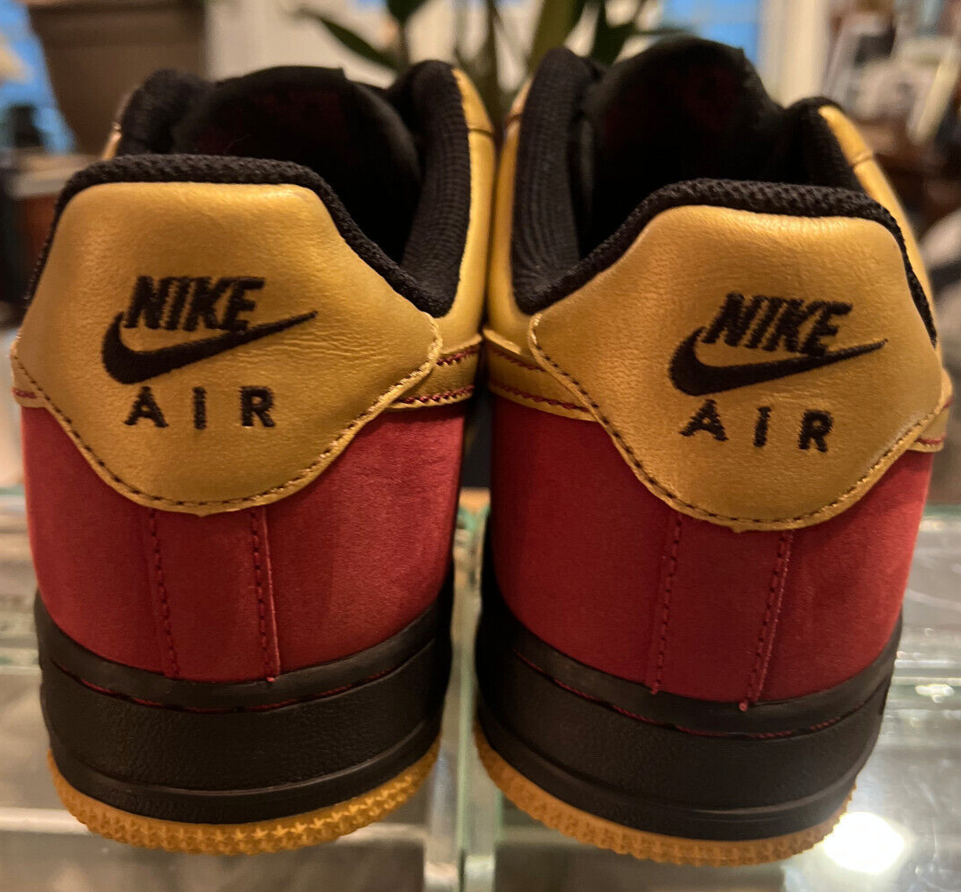 Nike Air Force 1 Low '82 "Gold/Maroon" 2007 – Women's Size 7