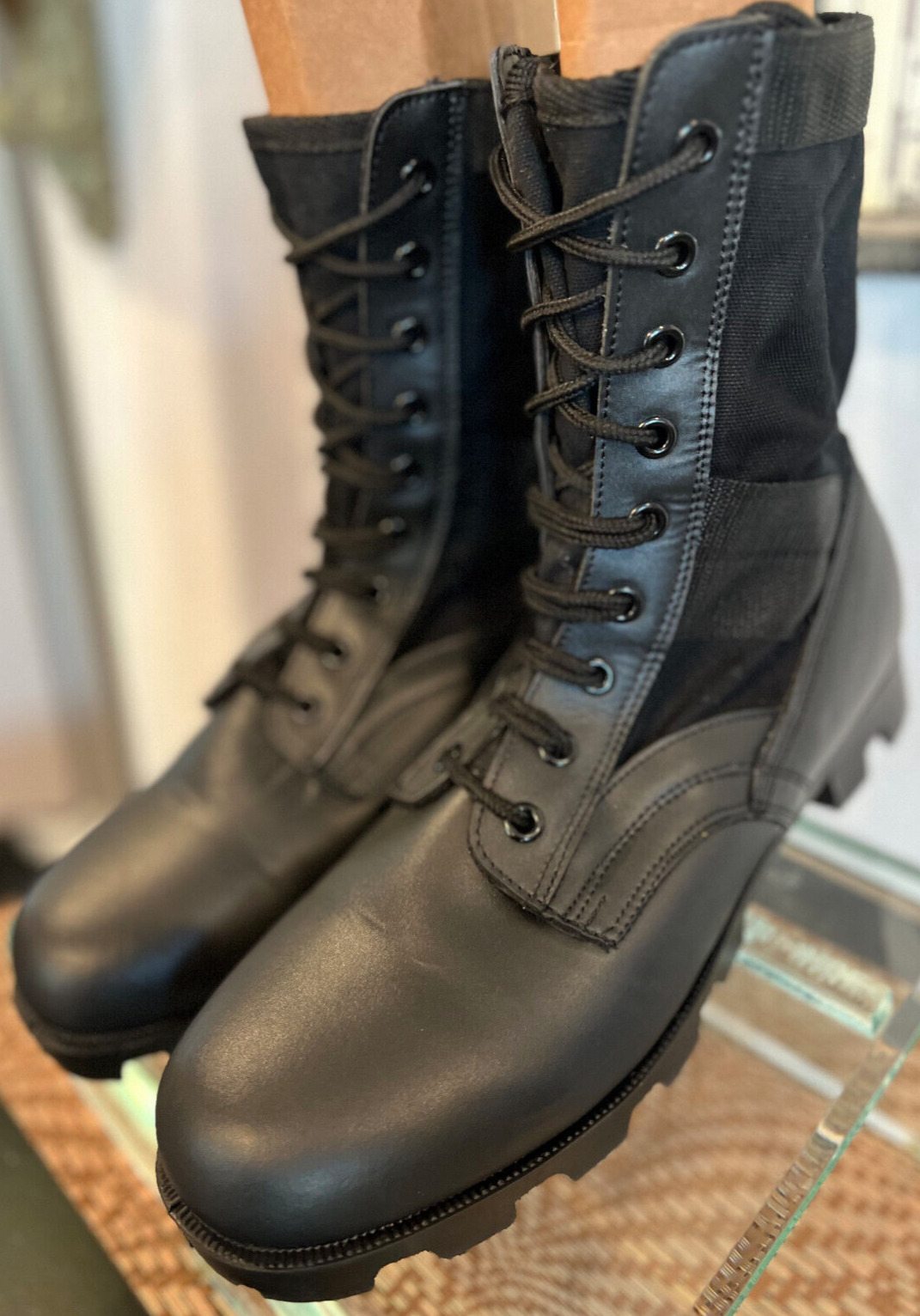 Rothco 5090 G.I. Type Speedlace Jungle Boots – Black – Men's Size 12