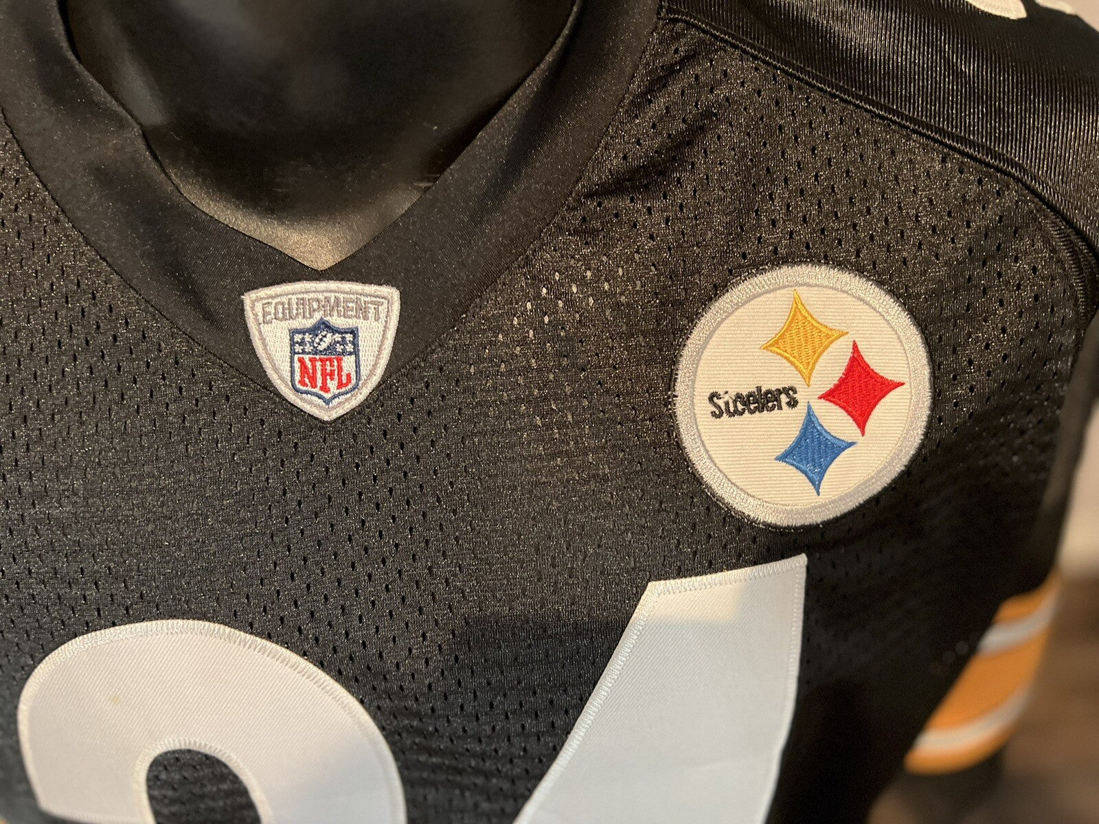 Rashard Mendenhall #34 Pittsburgh Steelers Sewn Jersey – Reebok – Size 54