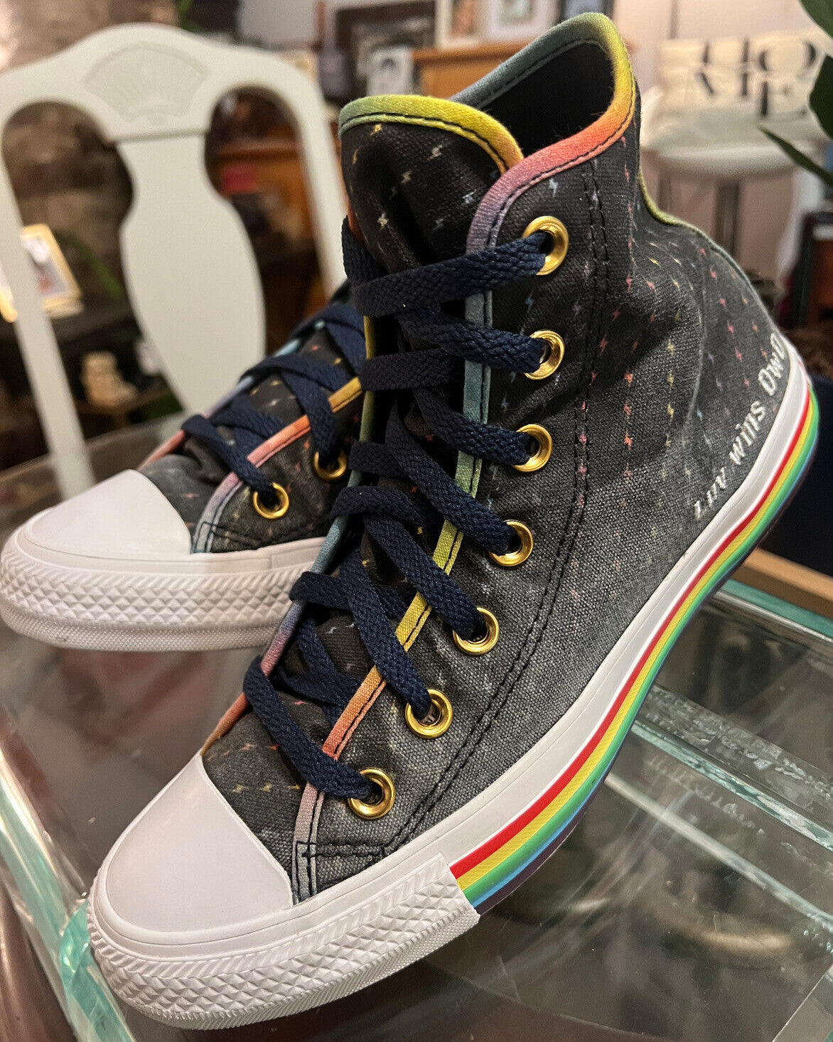 Converse Chuck Taylor All Star Pride "Love is Love" – Unisex Size 5.5