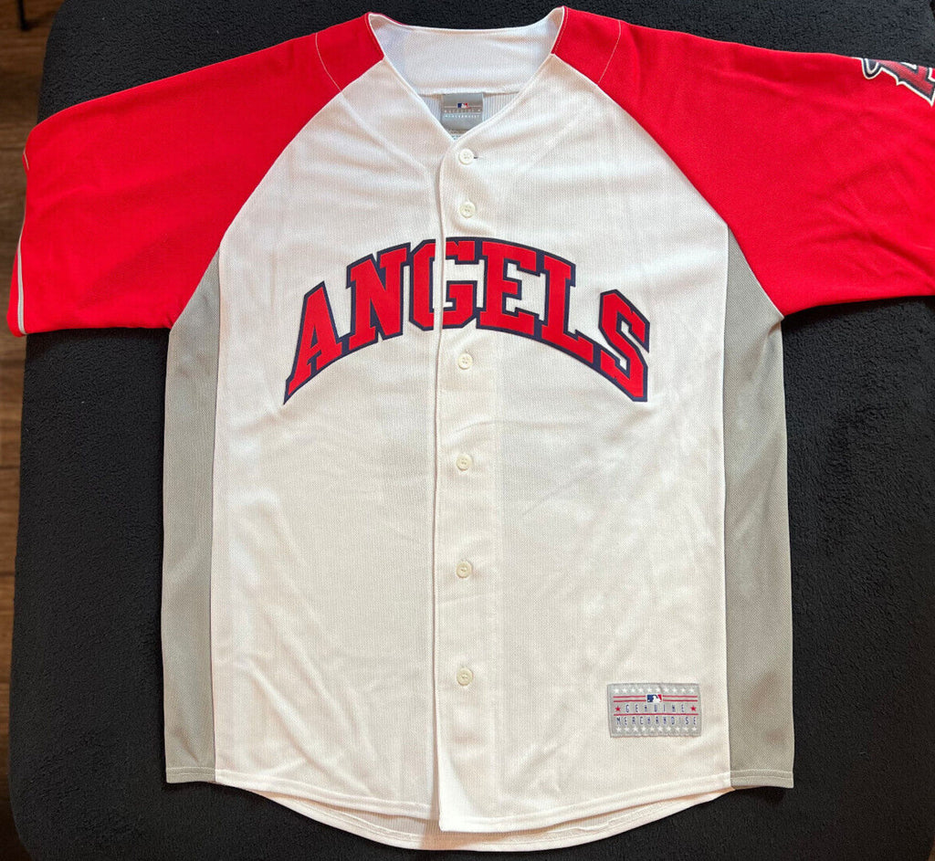Mike Trout #27 Los Angeles Angels MLB Genuine Jersey – Size L